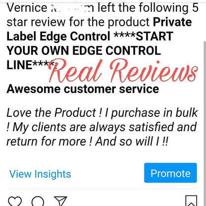 ****START YOUR OWN EDGE CONTROL LINE****
