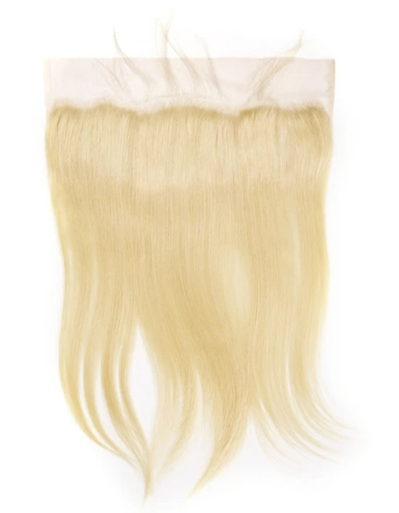 613 Platinum Blonde Frontal and Closure***Must order bundles as well***